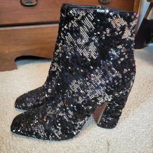 Jimmy Choo Sequin Heeled Boots